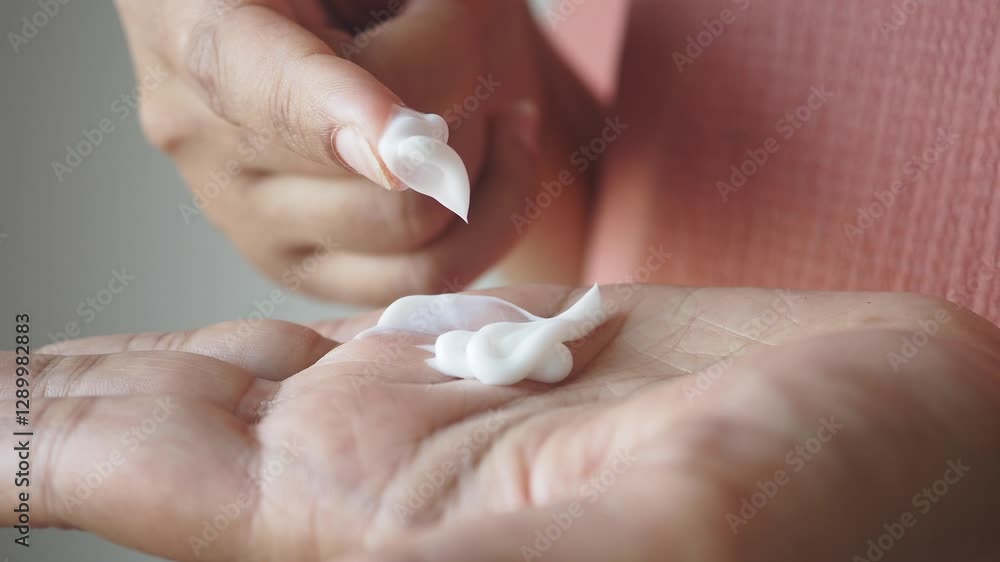 Using hand cream for soft and moisturized skin in a daily routine Using hand cream for soft and moisturized skin in a daily routine