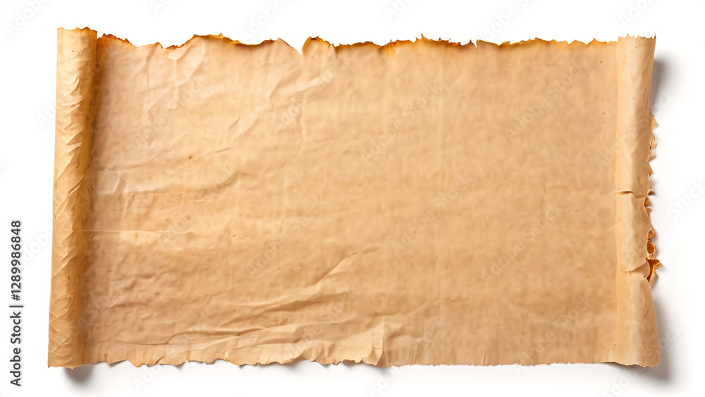 Fototapeta premium Antique Parchment Scroll Paper Texture Background