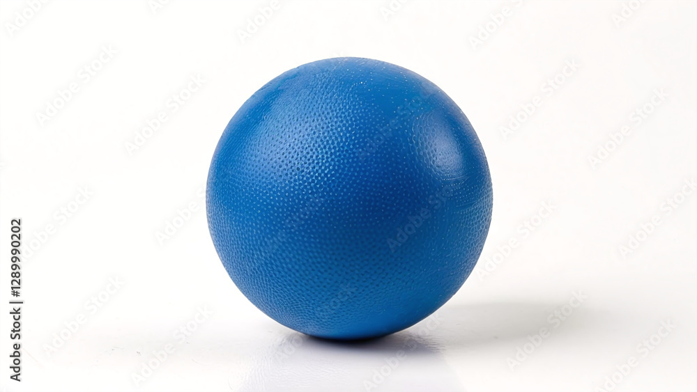 Blue Exercise Ball for Fitness and Therapy Blue Exercise Ball for Fitness and Therapy