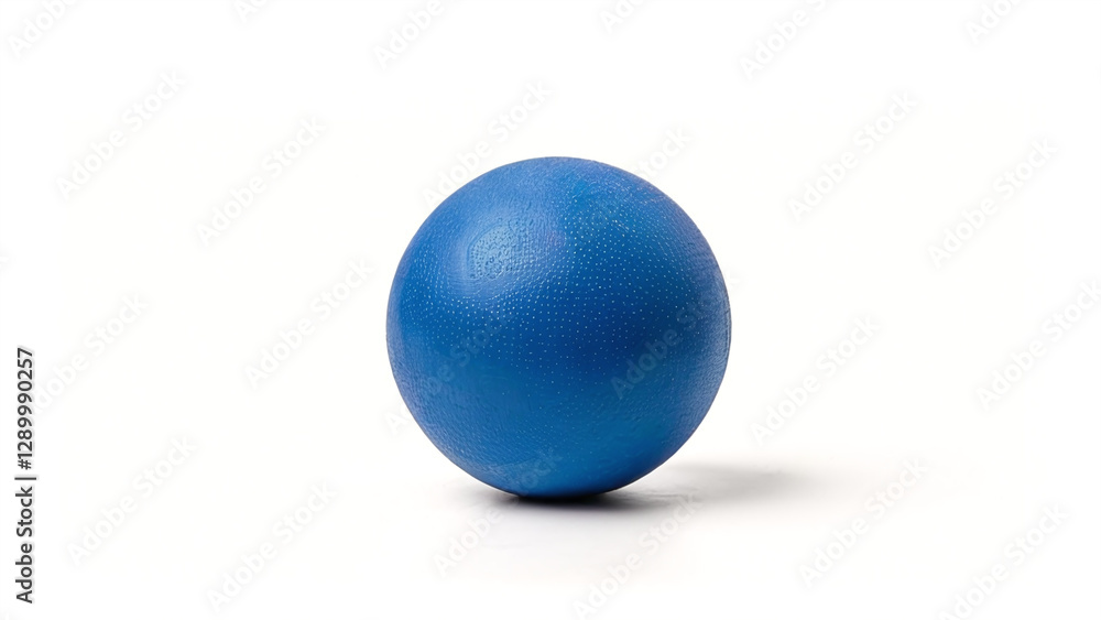 Blue Exercise Ball for Fitness and Therapy Blue Exercise Ball for Fitness and Therapy