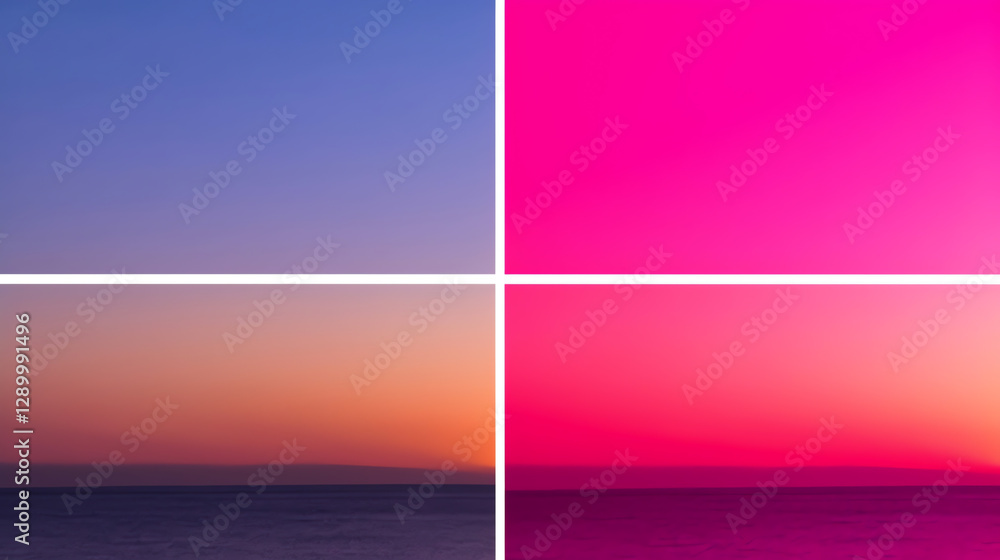 Fototapeta premium Pink and Purple Sky