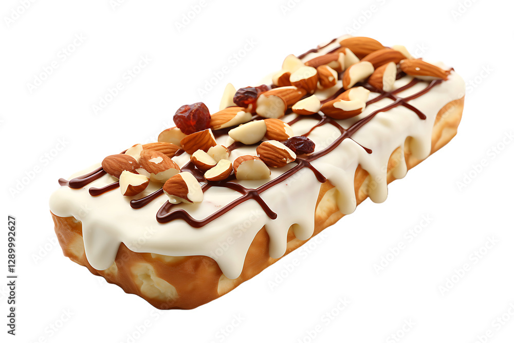 So sweet nut bar isolated on transparent background
So sweet nut bar isolated on transparent background