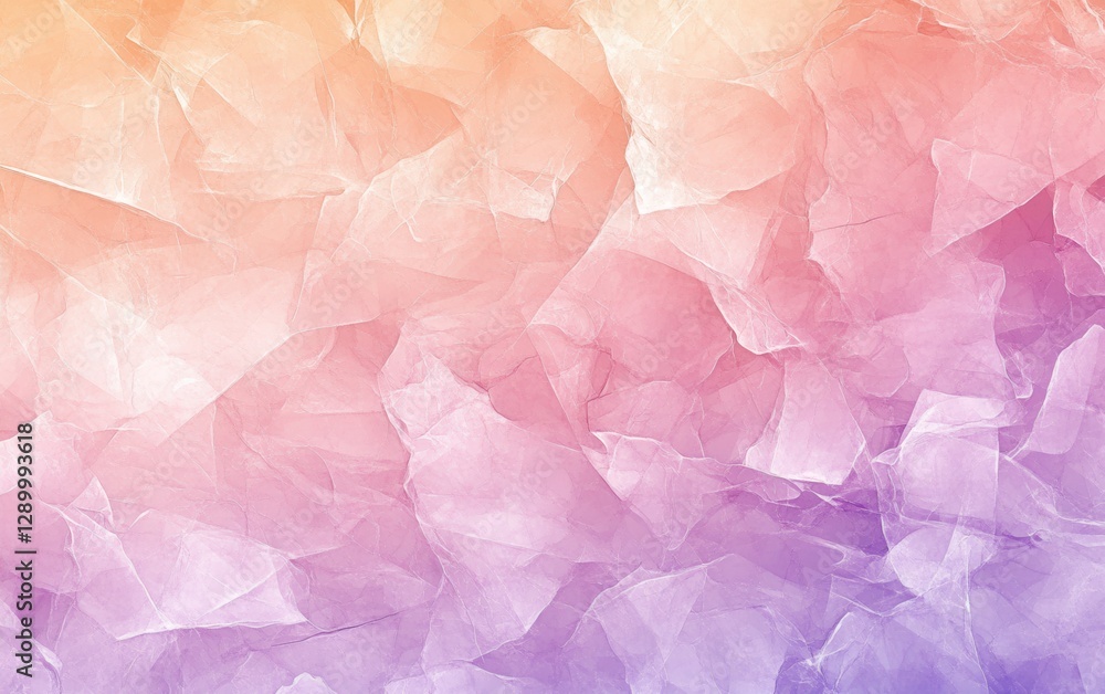 Fototapeta premium Soft Pastel Fractal Abstract Background with Peach, Pink, and Purple Gradient.