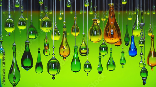 Vibrant Neon Oil Paint