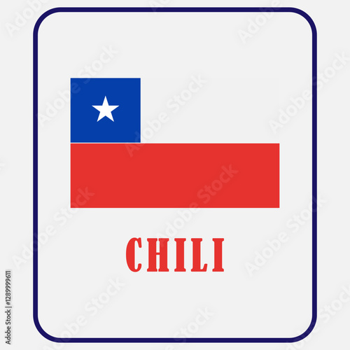 Free Download Chile country flag symbol design - GFXLoad