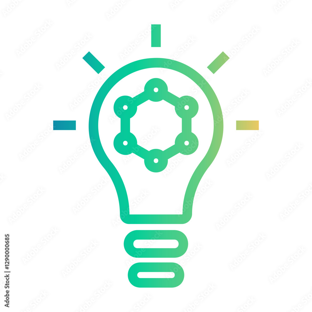 future idea Line Gradient Icon future idea Line Gradient Icon