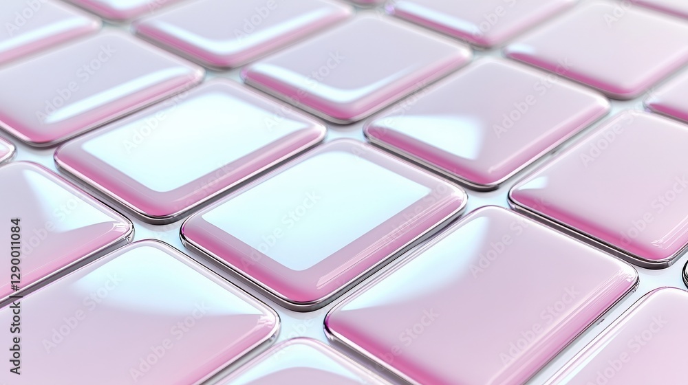 High-tech reflective white tiles with a holographic golden glow, appearing to shift in tone and brightness as light interacts with it High-tech reflective white tiles with a holographic golden glow, appearing to shift in tone and brightness as light interacts with it