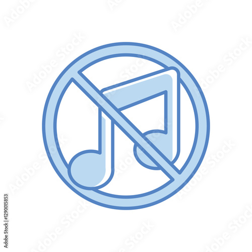 No Music Vector icon