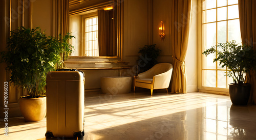 interior of a hotel room