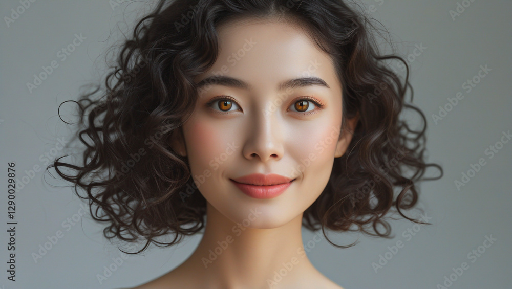 Fototapeta premium アジア人女性の美容イメージ（スキンケア・ボディケア・エステサロン）