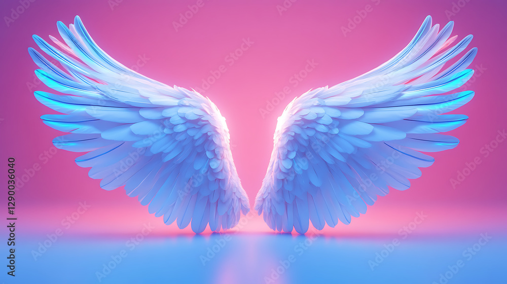 Obraz premium Wings, wallpaper, the beautiful symbol of freedom