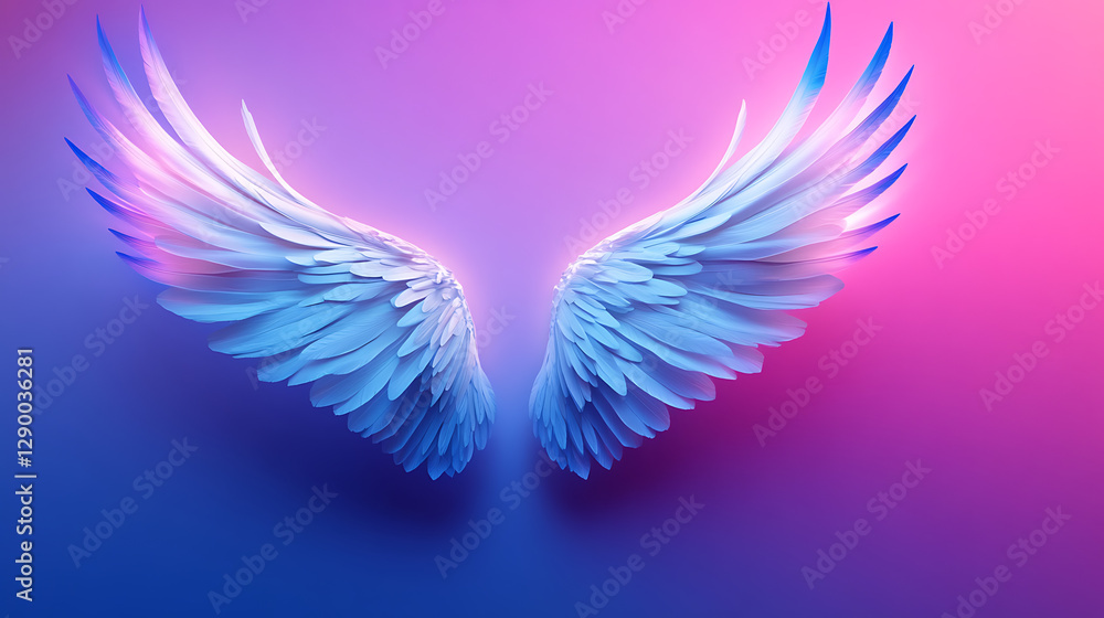 Obraz premium Wings, wallpaper, the beautiful symbol of freedom