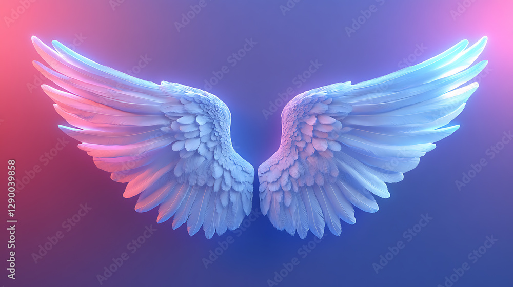 Obraz premium Wings, wallpaper, the beautiful symbol of freedom