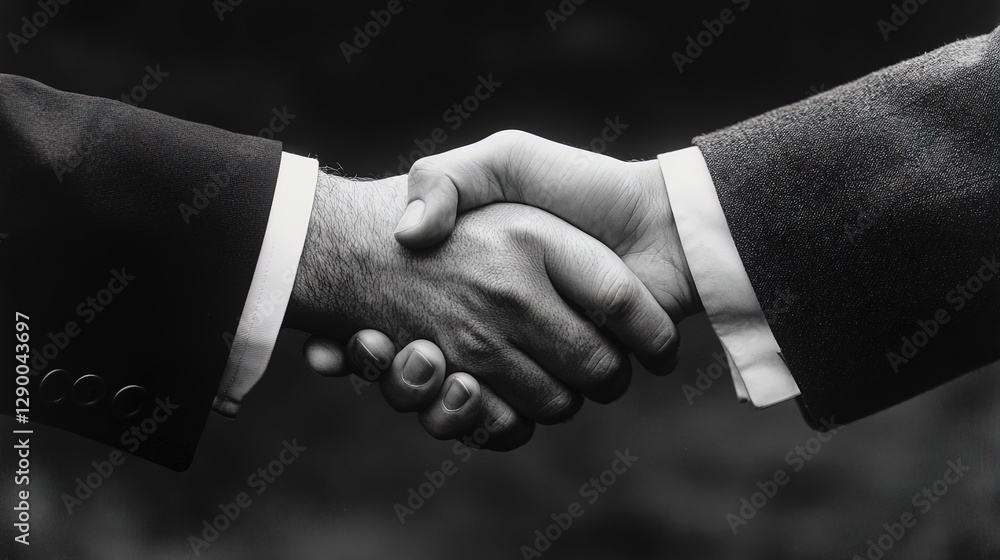 A handshake between two professionals, symbolizing partnership and investment success A handshake between two professionals, symbolizing partnership and investment success