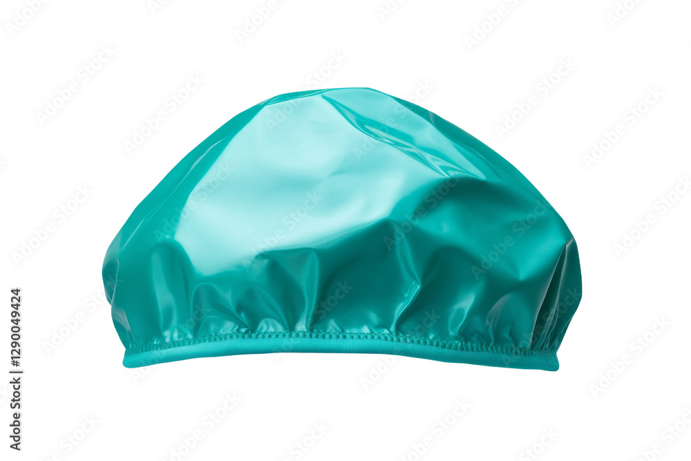 Plastic cap with a green color, isolated Plastic cap with a green color, isolated