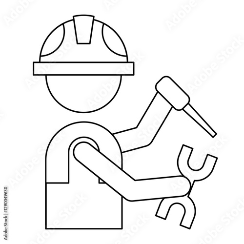 Technician outline icon