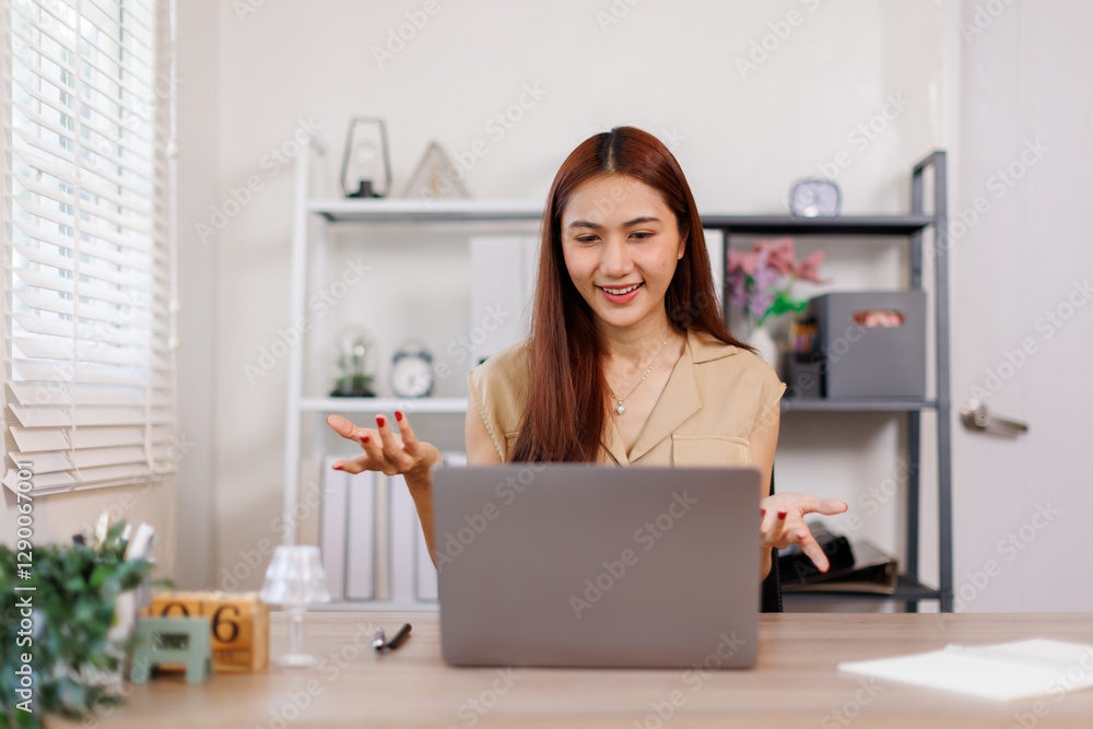 Shot of sad young asian woman overthinking while holding laptop computer and mobile phone sitting on the sofa at home
Shot of sad young asian woman overthinking while holding laptop computer and mobile phone sitting on the sofa at home