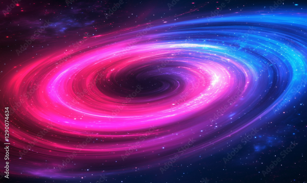 Dynamic Neon Pink and Electric Cyan Orb, Mesmerizing Whirl of Vibrant Colors in Futuristic Art Dynamic Neon Pink and Electric Cyan Orb, Mesmerizing Whirl of Vibrant Colors in Futuristic Art