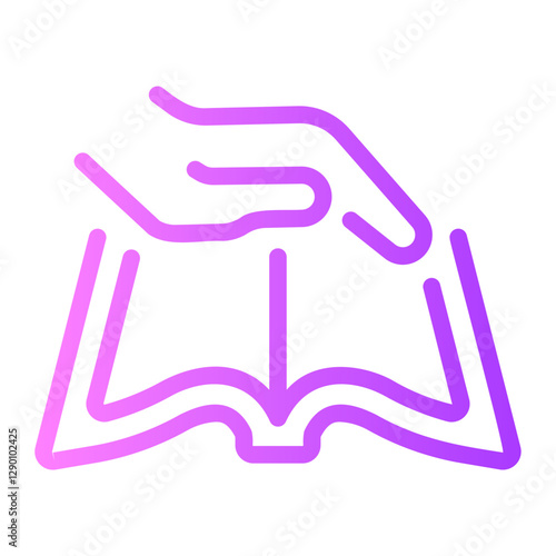 oath Line Gradient Icon