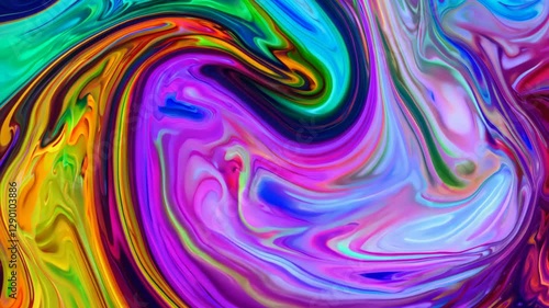 Wallpaper Mural Colorful Fluid Motion Background Animation for Dynamic Visuals Torontodigital.ca