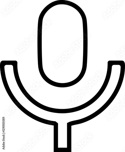 Microphone outline