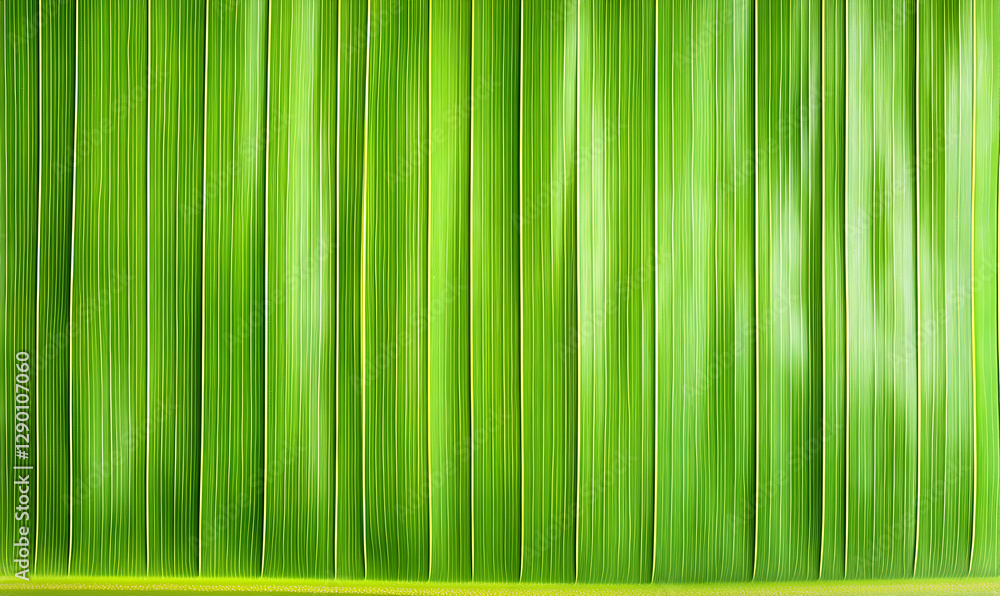 Vibrant green leaf texture background. Close-up view of parallel leaf veins, ideal for design projects, website banners, and print media. Vibrant green leaf texture background. Close-up view of parallel leaf veins, ideal for design projects, website banners, and print media.