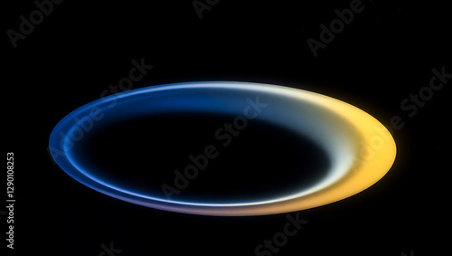 <Futuristic Abstract Gradient Circles: Vibrant Colorful Illuminated Design for Modern Digital Art>