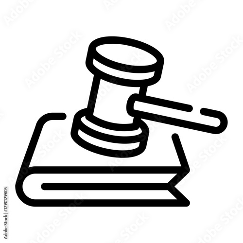 law Line Icon