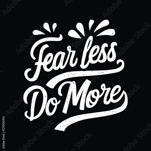 Silhouette Motivational Typography T-Shirt Design for Inspirational Wear