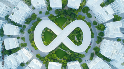 Eco-city: An aerial view re...