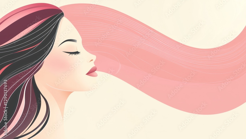 Simplicity and elegance in abstract woman design Simplicity and elegance in abstract woman design