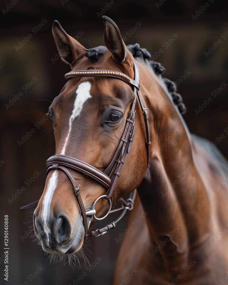 Fototapeta premium horse with soulful eyes