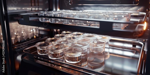 Obraz na płótnie Modern Laboratory Equipment with Glassware w salonie