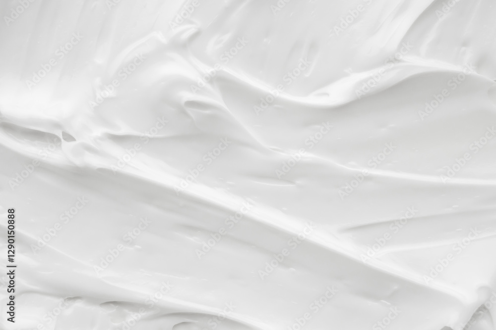 Fototapeta premium White lotion beauty skincare cream texture cosmetic product background