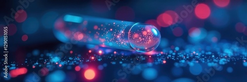 Advanced medical equipment analyzing a sample for neurodegenerative markers , technology, future technology, screening