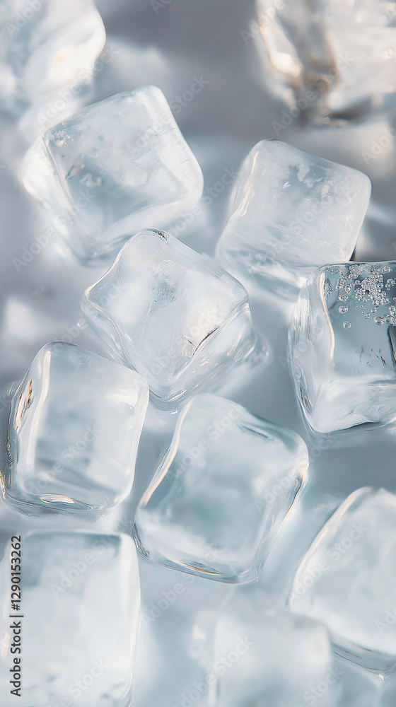 ice cubes on a background ice cubes on a background