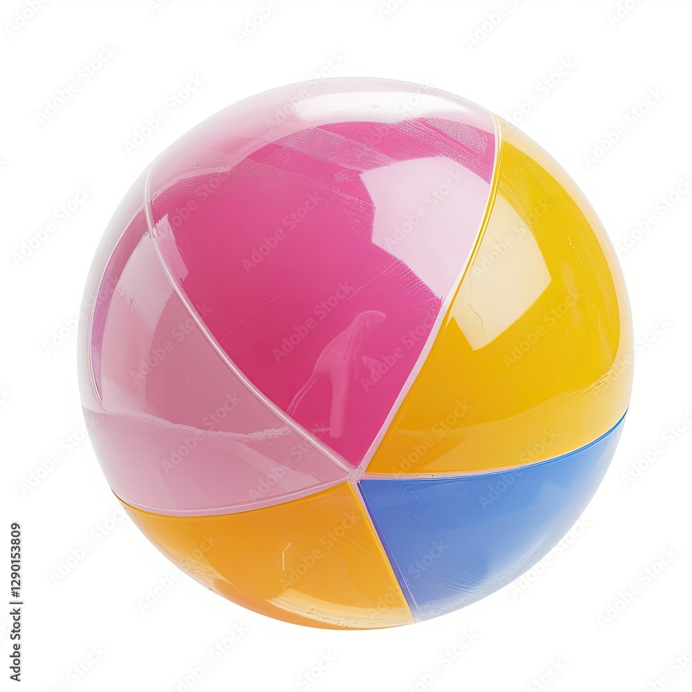 Detailed Picture of a Photo Floatball, Isolated on a White Background Detailed Picture of a Photo Floatball, Isolated on a White Background