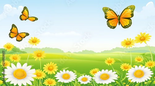 Black And Yellow Butterfly on Yellow Flower Macro Photography