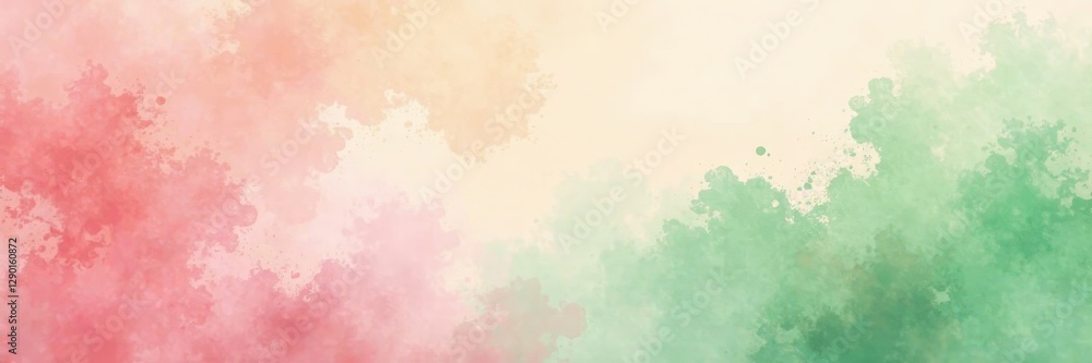 Fototapeta premium Soft pink green beige abstract blotches, mottled texture, texture, smooth