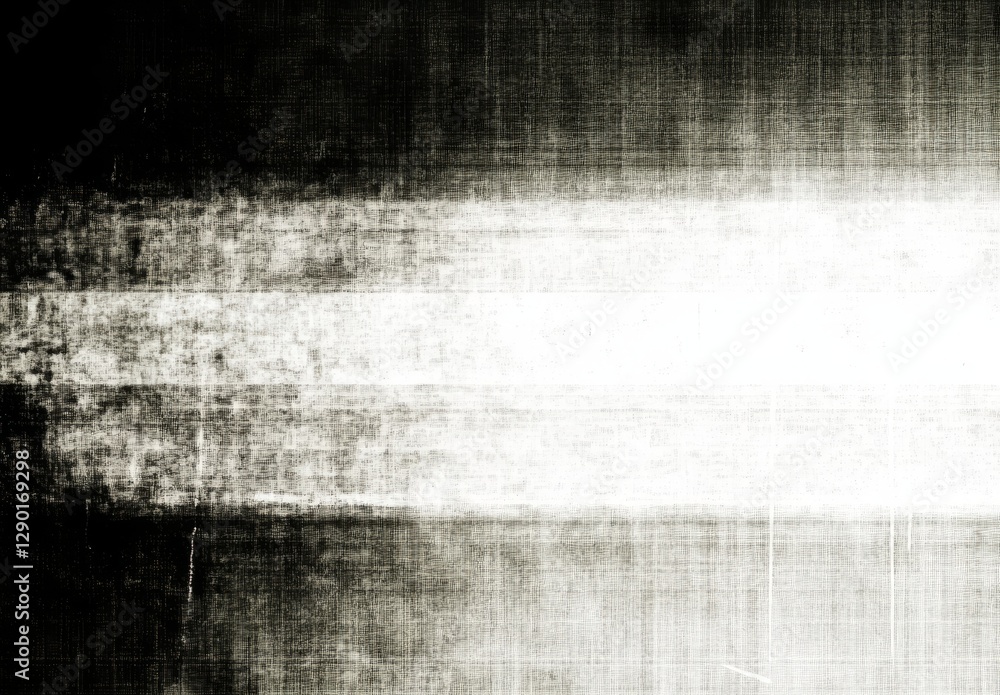 Obraz premium Abstract Texture Showing Grayscale Brushstrokes Across a Canvas Background