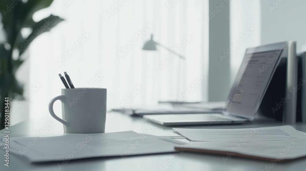 Retirement financial stress in a bright office. Featuring anxiety and focus Retirement financial stress in a bright office. Featuring anxiety and focus