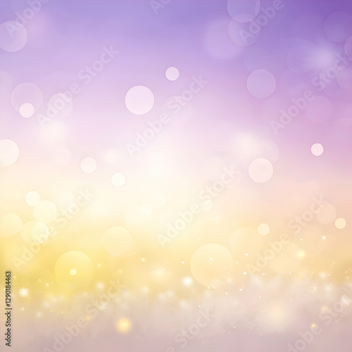 Abstract Pastel Background with Golden Glow and Soft Light