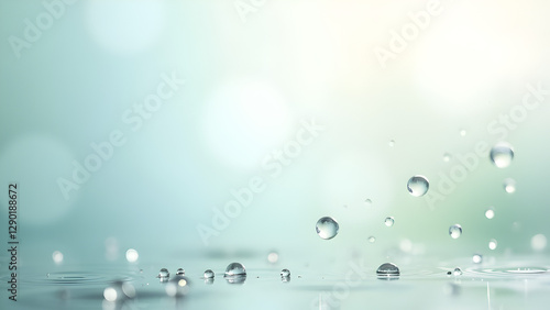 "Wide Water Droplets Wallpaper