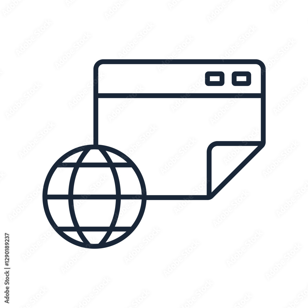 Web icon collection .design style with background Web icon collection .design style with background
