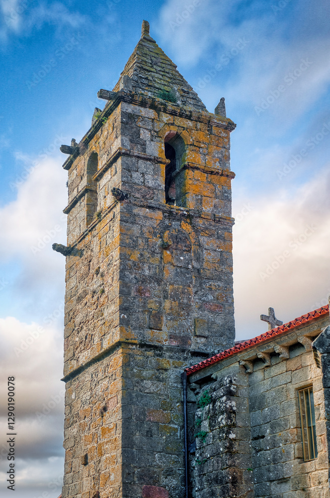 Church of Santa Maria das Areas. Finisterre is a municipality in the province of La Coruña, Galicia, Spain. It belongs to the region of Finisterre.