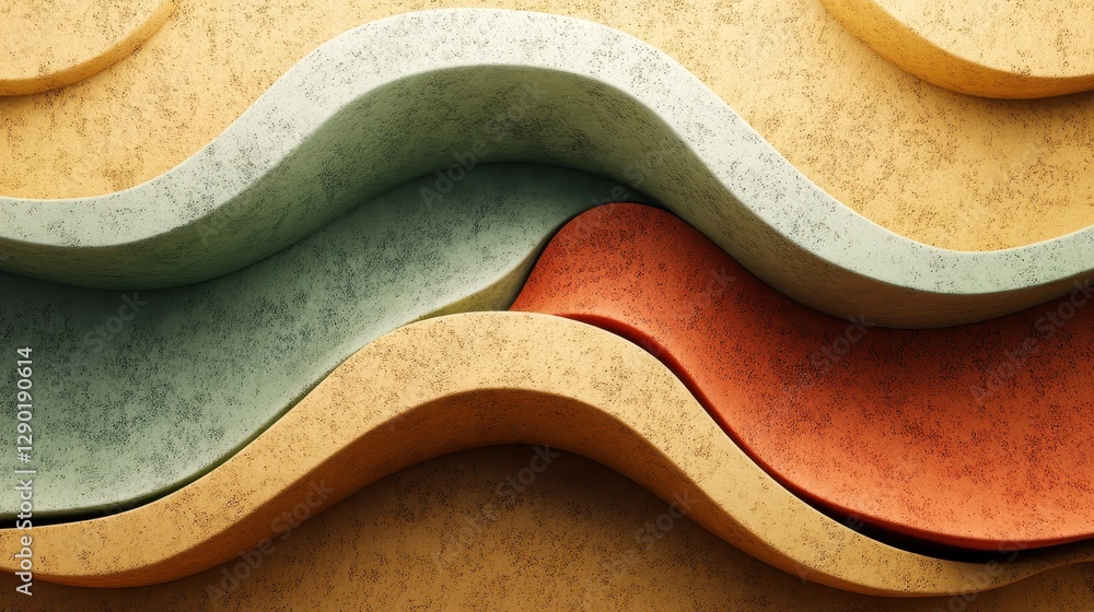 ** Abstract Wavy Textured Background with Earthy Tones in Yellow, Green, and Orange for Modern Design and Art Projects..** ** Abstract Wavy Textured Background with Earthy Tones in Yellow, Green, and Orange for Modern Design and Art Projects..**