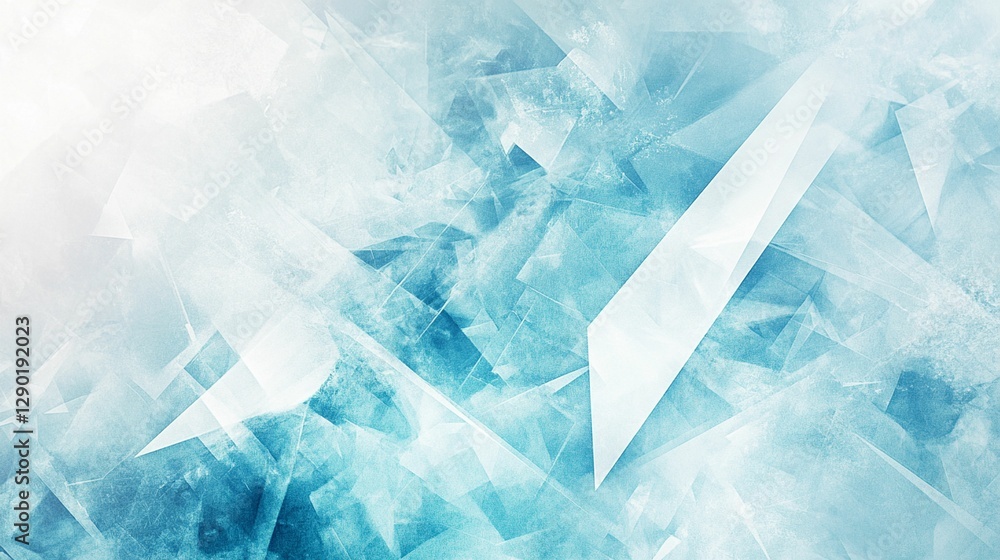 a New Year card with an abstract winter theme