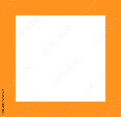 vector frame for text orange square 