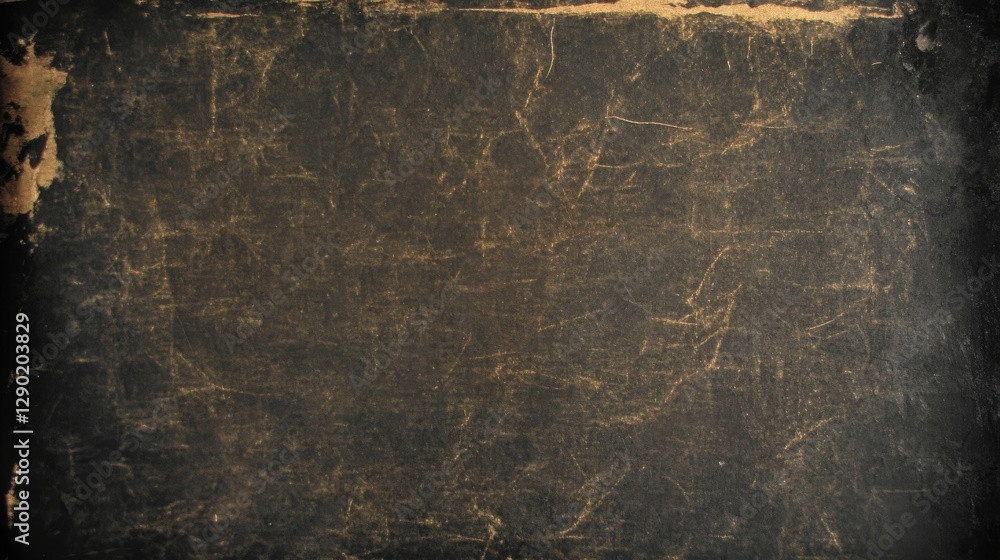 Naklejka premium Dark Brown Textured Paper Showing Age and Wear Through Time