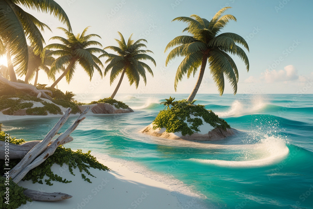 Fototapeta premium peaceful Island